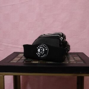 New Era Black and Gray Brooklyn Beanie